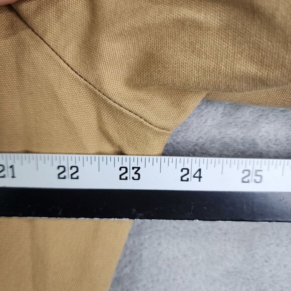 Womens Brown A.N.A Utility Jacket Button Down Long Sleeve Front Pockets Size XL - Picture 11 of 13